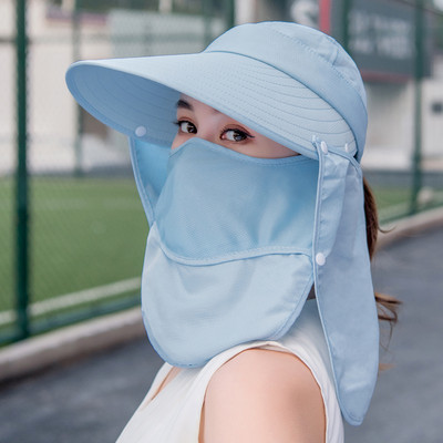 Γυναικείο καπέλο με γείσο και κασκόλ