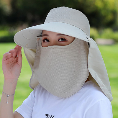 Γυναικείο καπέλο με γείσο και κασκόλ