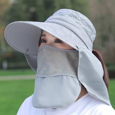 Γυναικείο καπέλο με γείσο και κασκόλ