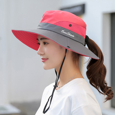 Pălărie casual de pescuit cu șireturi