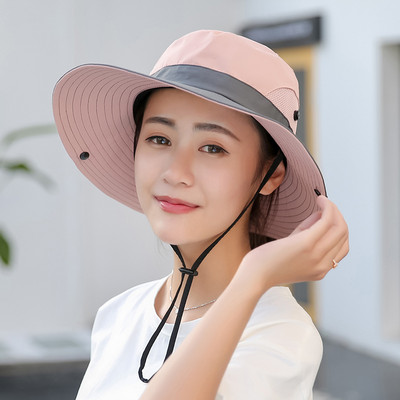 Pălărie casual de pescuit cu șireturi