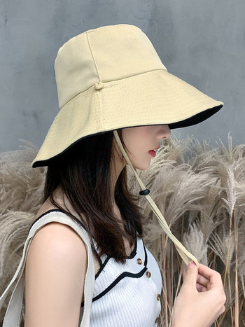 Дамска шапка с периферия в различни цветове