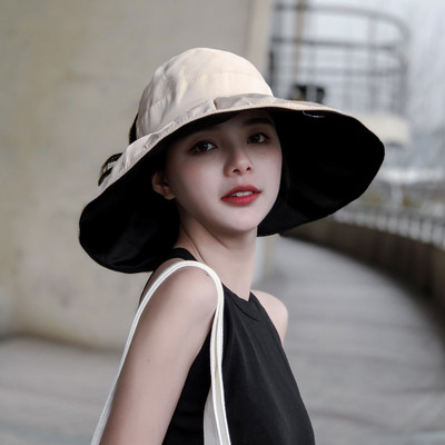 Γυναικείο αντηλιακό καπέλο κατάλληλο για την παραλία