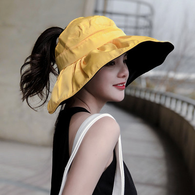 Γυναικείο αντηλιακό καπέλο κατάλληλο για την παραλία