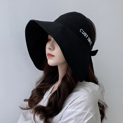 Palarie de dama cu panglica si boru