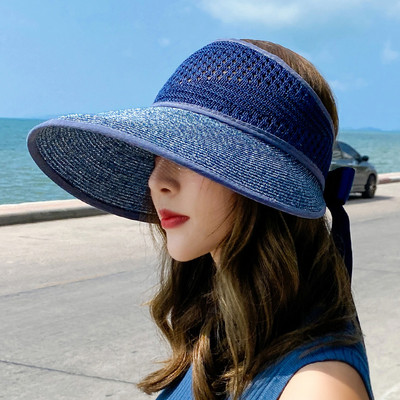 Palarie de dama actuala cu panglica si boru