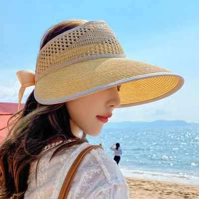 Palarie de dama actuala cu panglica si boru