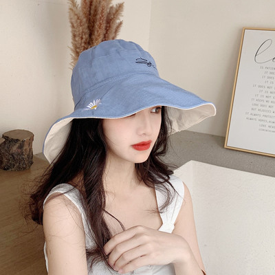 Καλοκαιρινό γυναικείο καπέλο με λουλούδια