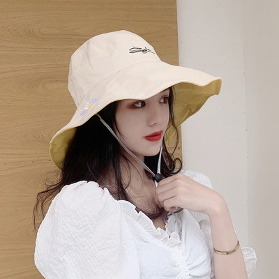 Καλοκαιρινό γυναικείο καπέλο με λουλούδια