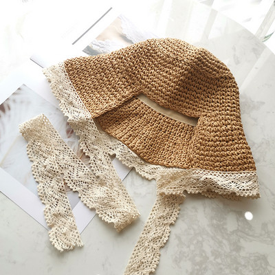 Μοντέρνο γυναικείο ψάθινο καπέλο με κορδέλα