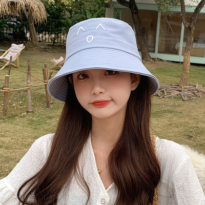 Palarie dama casual tip idiot cu broderie