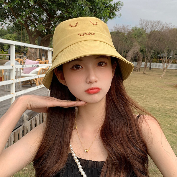 Palarie dama casual tip idiot cu broderie