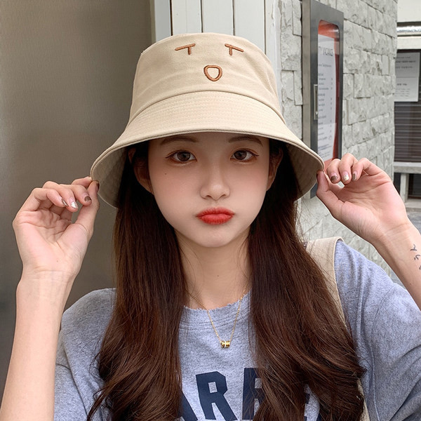 Palarie dama casual tip idiot cu broderie