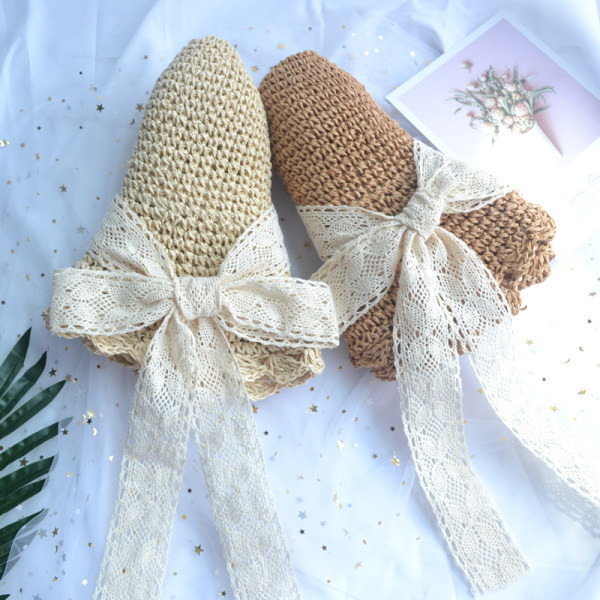 Palarie de paie dama cu panglica-doua modele