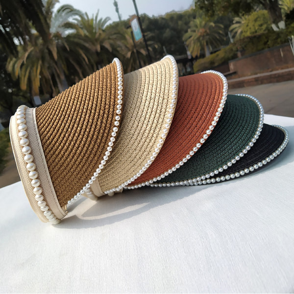 Parasolar cu decor de perle