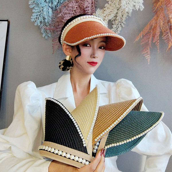 Parasolar cu decor de perle