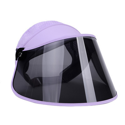 Γυναικείο καπέλο με διάφανη ζαλατίνα  σε διάφορα χρώματα