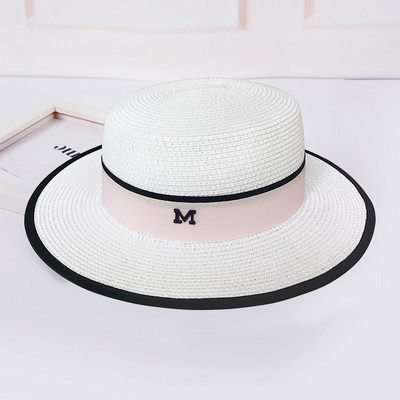 Pălărie de paie pentru femei potrivită pentru plajă - mai multe modele