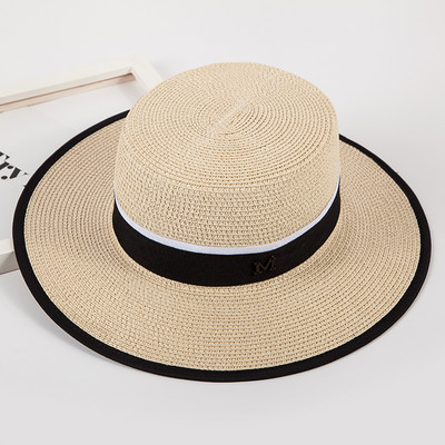 Pălărie de paie pentru femei potrivită pentru plajă - mai multe modele