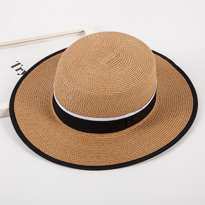 Pălărie de paie pentru femei potrivită pentru plajă - mai multe modele