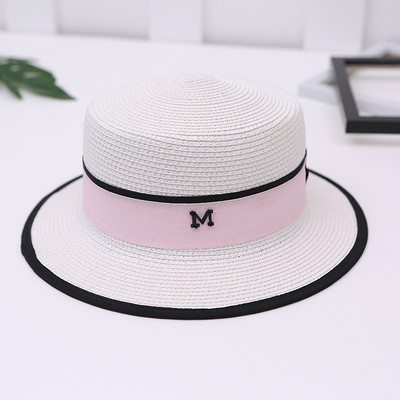 Pălărie de paie pentru femei potrivită pentru plajă - mai multe modele