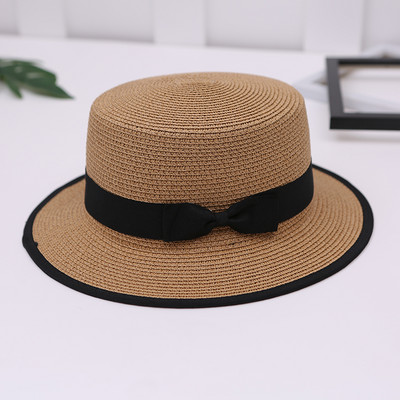 Pălărie de paie pentru femei potrivită pentru plajă - mai multe modele