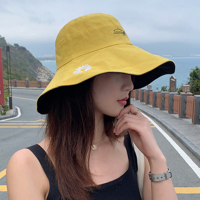 Palarie de protectie solara de dama cu franjuri pentru vara