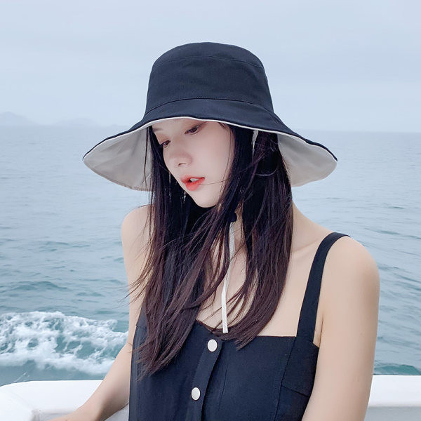 Palarie de protectie solara de dama cu franjuri pentru vara