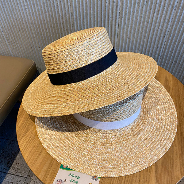 Καλοκαιρινό  γυναικείο ψάθινο καπέλο με περιφέρια
