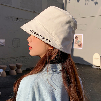 Γυναικείο αντηλιακό καπέλο με κέντημα