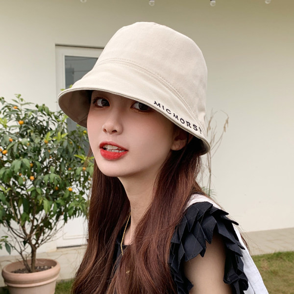 Γυναικείο αντηλιακό καπέλο με κέντημα