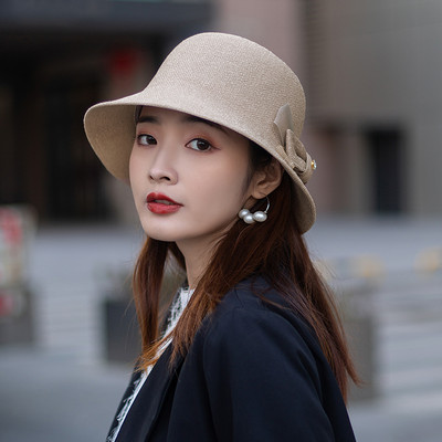 Νέο μοντέλο γυναικείο καπέλο με κορδέλα σε διάφορα χρώματα