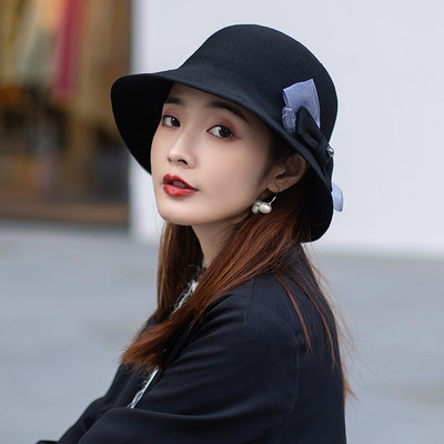 Νέο μοντέλο γυναικείο καπέλο με κορδέλα σε διάφορα χρώματα