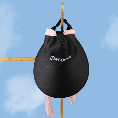 Γυναικείο υφασμάτινο καπέλο με φαρδύ περιφέρια