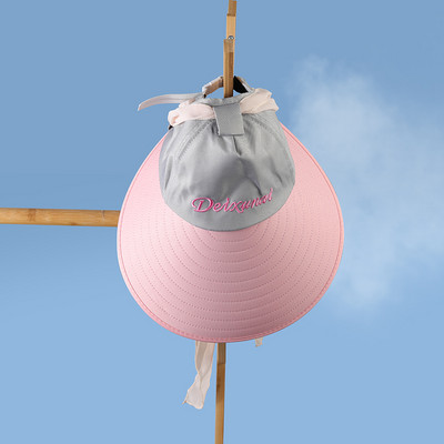 Γυναικείο υφασμάτινο καπέλο με φαρδύ περιφέρια