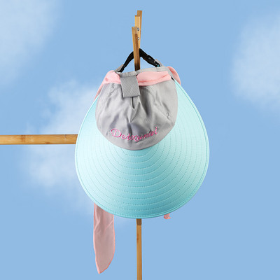 Γυναικείο υφασμάτινο καπέλο με φαρδύ περιφέρια