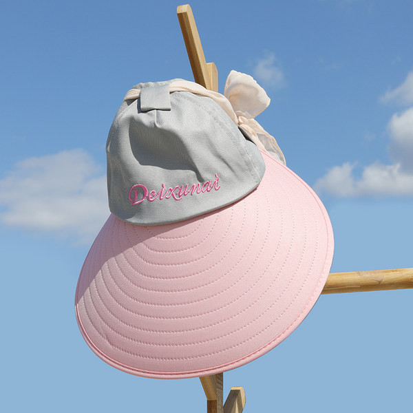 Γυναικείο υφασμάτινο καπέλο με φαρδύ περιφέρια