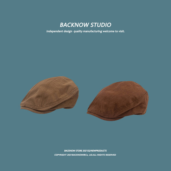 Pălărie casual în stil retro cu beretă