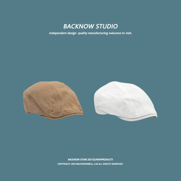 Pălărie casual în stil retro cu beretă