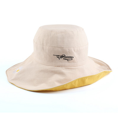 Palarie de pescuit de dama cu broderie