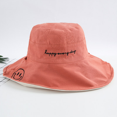 Palarie de pescuit de dama cu broderie