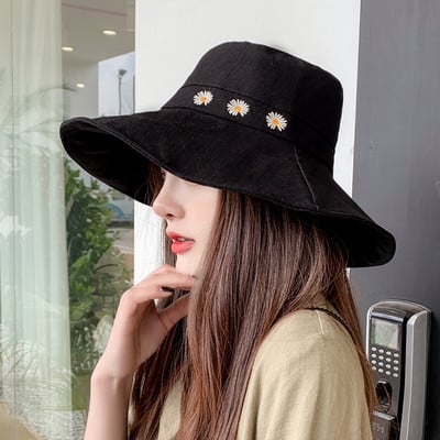 Palarie de pescuit de dama cu broderie