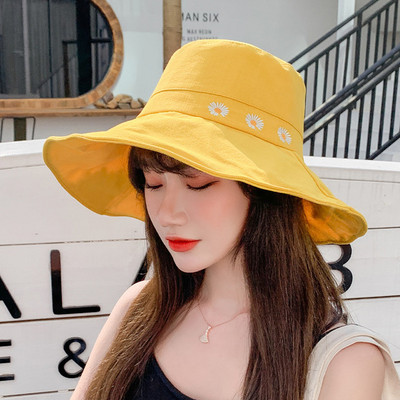 Palarie de pescuit de dama cu broderie