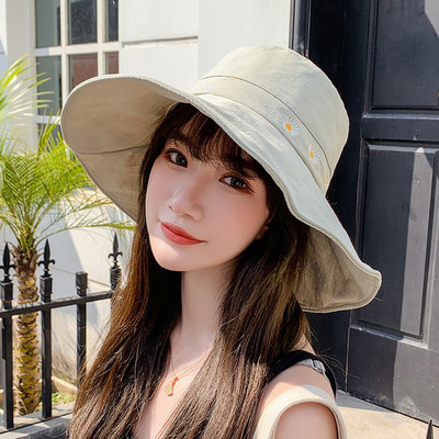 Palarie de pescuit de dama cu broderie