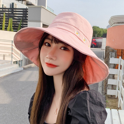 Palarie de pescuit de dama cu broderie