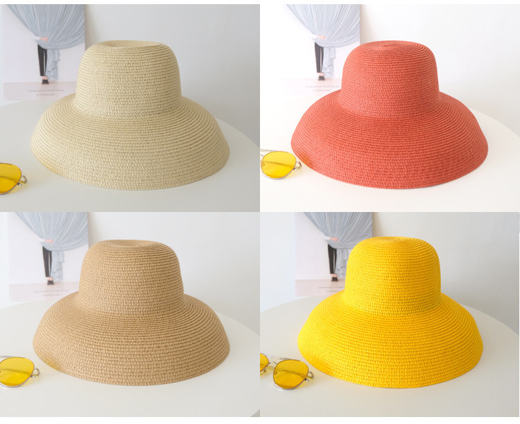 Νέο μοντέλο γυναικείο ψάθινο καπέλο - δύο μοντέλα