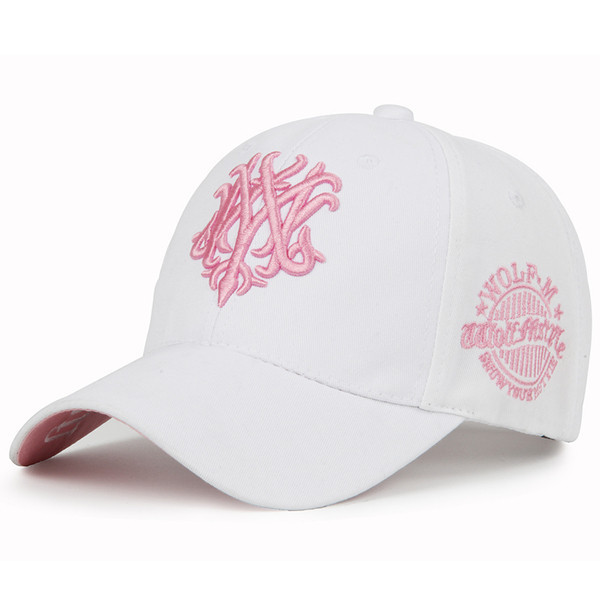 Șapcă de baseball pentru femei cu broderie și vizor