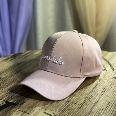 Γυναικείο casual καπέλο με γείσο και κέντημα - σε διάφορα χρώματα