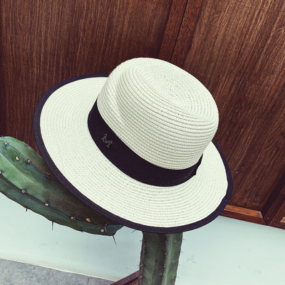 Ψάθινο καπέλο με περιφέρια για παραλία και καθημερινή ζωή