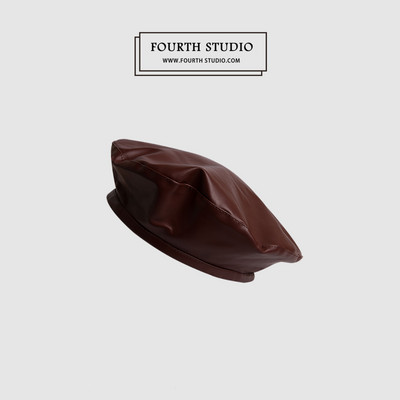 Casual γυναικείο μπερέ έκο δερμάτινο καπέλο